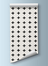 Papel de Parede Infantil - Cruz Preta